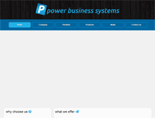 Tablet Screenshot of powerbs.co.za